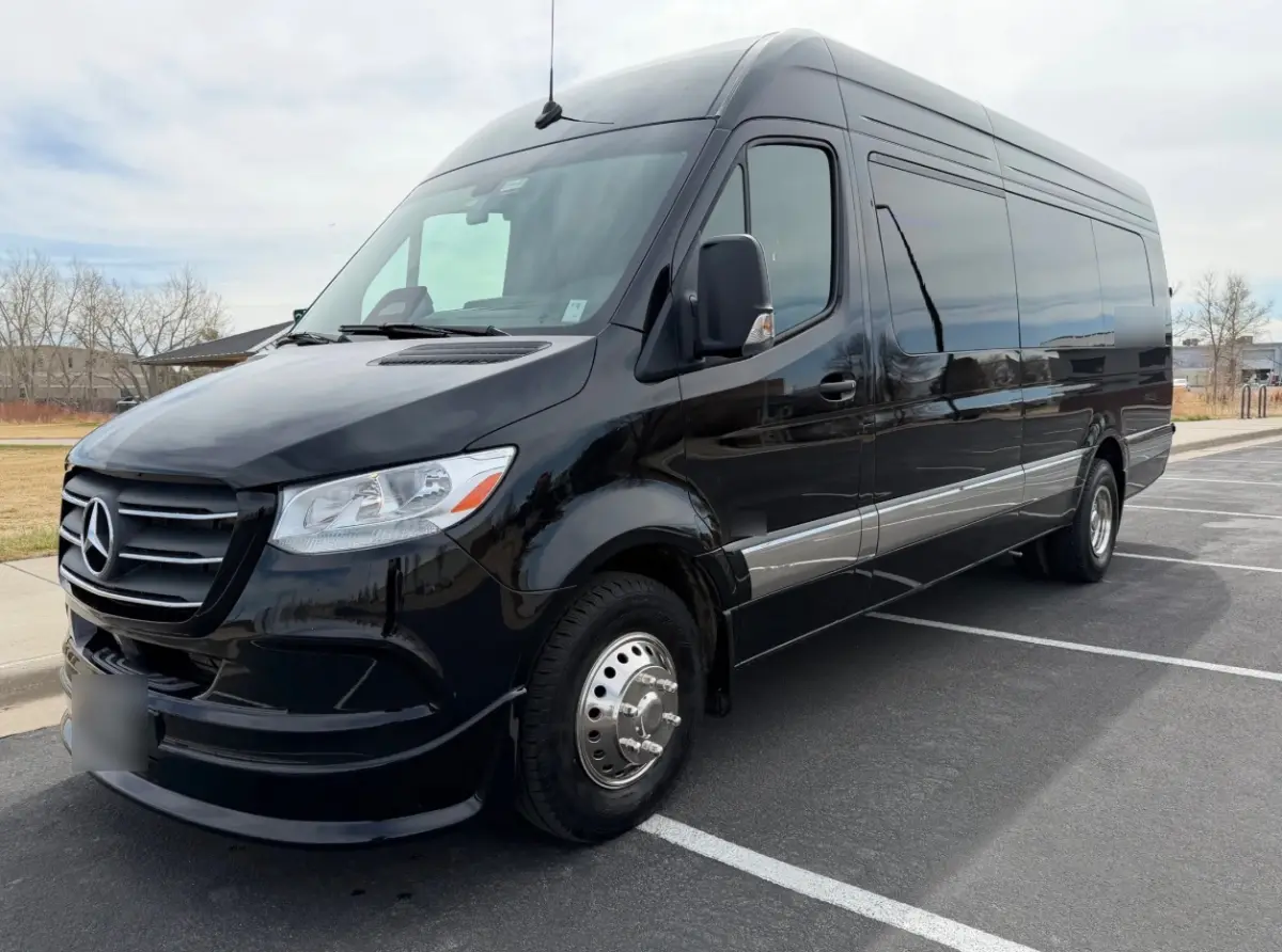 Greeley 13 passenger black executive Sprinter
